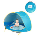UV-Schutz-Strandzelt mit integriertem Baby-Planschbecken – Schattenplitsch 0