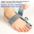 Unisex-Bunion-Schiene zur schmerzfreien Zehenkorrektur, verstellbar, grau 4