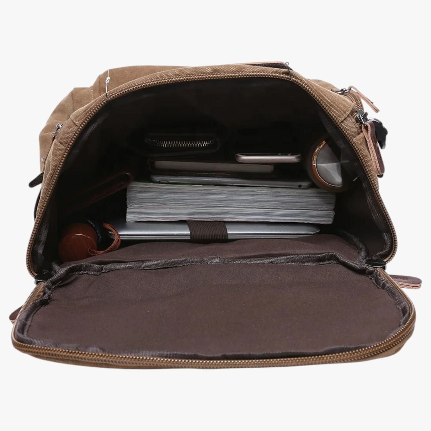 VINTAGECANVAS Rucksack – Stilvoll & funktional mit Laptopfach für Alltag & Abenteuer 5