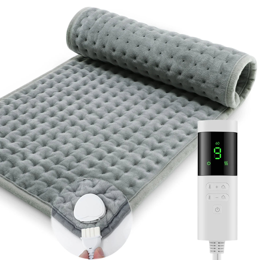 Verwarmingsdeken 58x29 cm van Micro-Pluche met 9 Warmtestanden voor Thuisgebruik 0