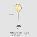 Stehlampe mit Kugel