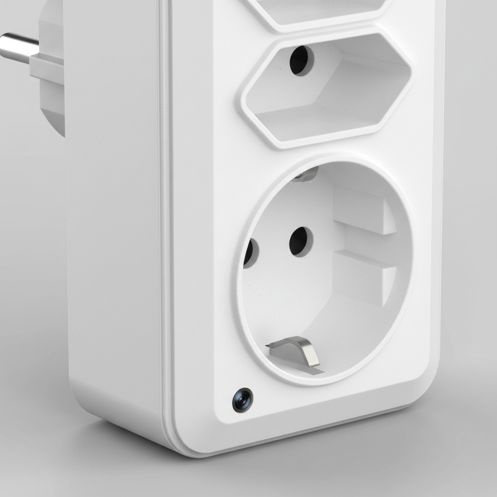 WLAN Steckdose mit Kamera, USB-Ladefunktion und 64 GB Speicherkarte, App-Steuerung 2