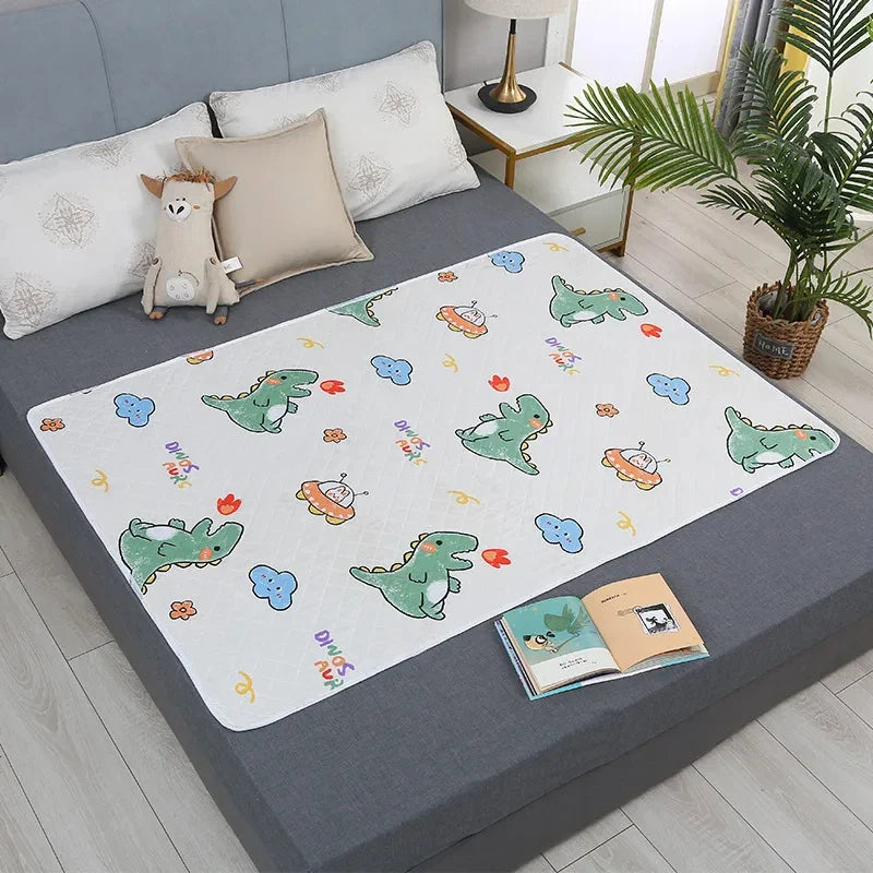 Waschbare Urinmatte für Babys und Kleinkinder, atmungsaktiv, 50 x 70 cm, wasserdicht 6