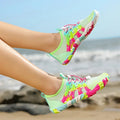 Wasserschuhe Damen – Atmungsaktive Barfuß Schwimmschuhe mit Rutschfester Gummisohle für Strand und Outdoor 4