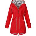 Waterdichte jas met capuchon voor dames 2