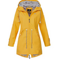 Waterdichte jas met capuchon voor dames 3