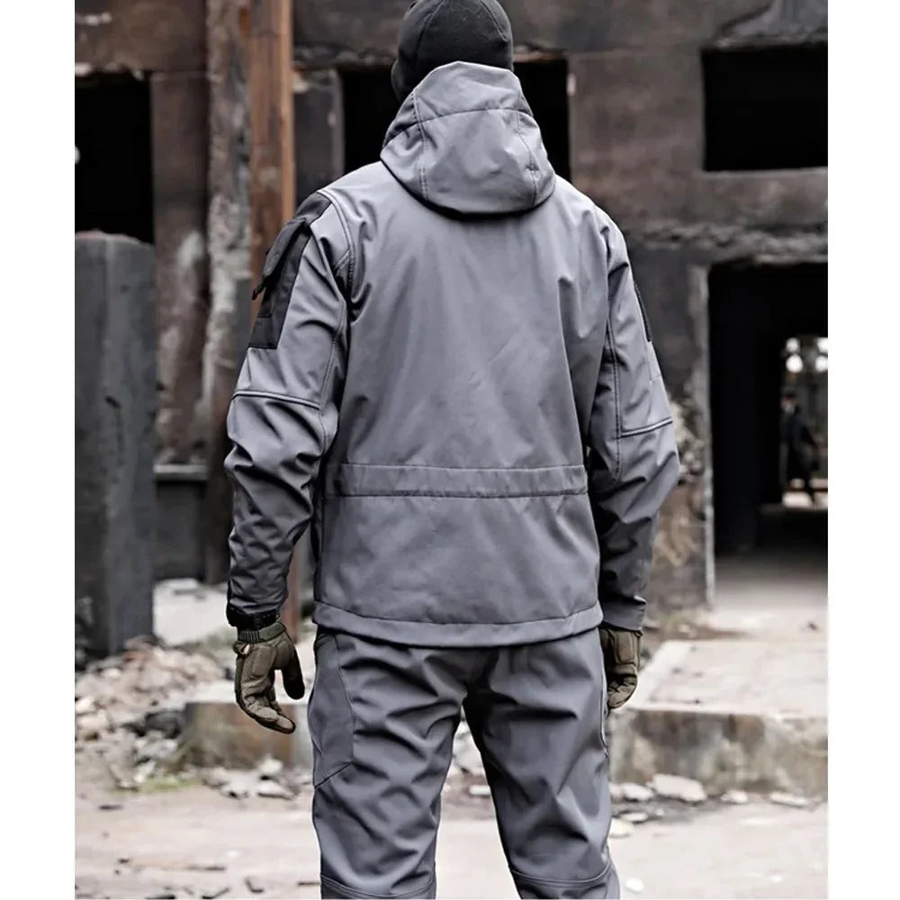 Waterproof outdoor set for men with jacket & trousers – Falk 4
