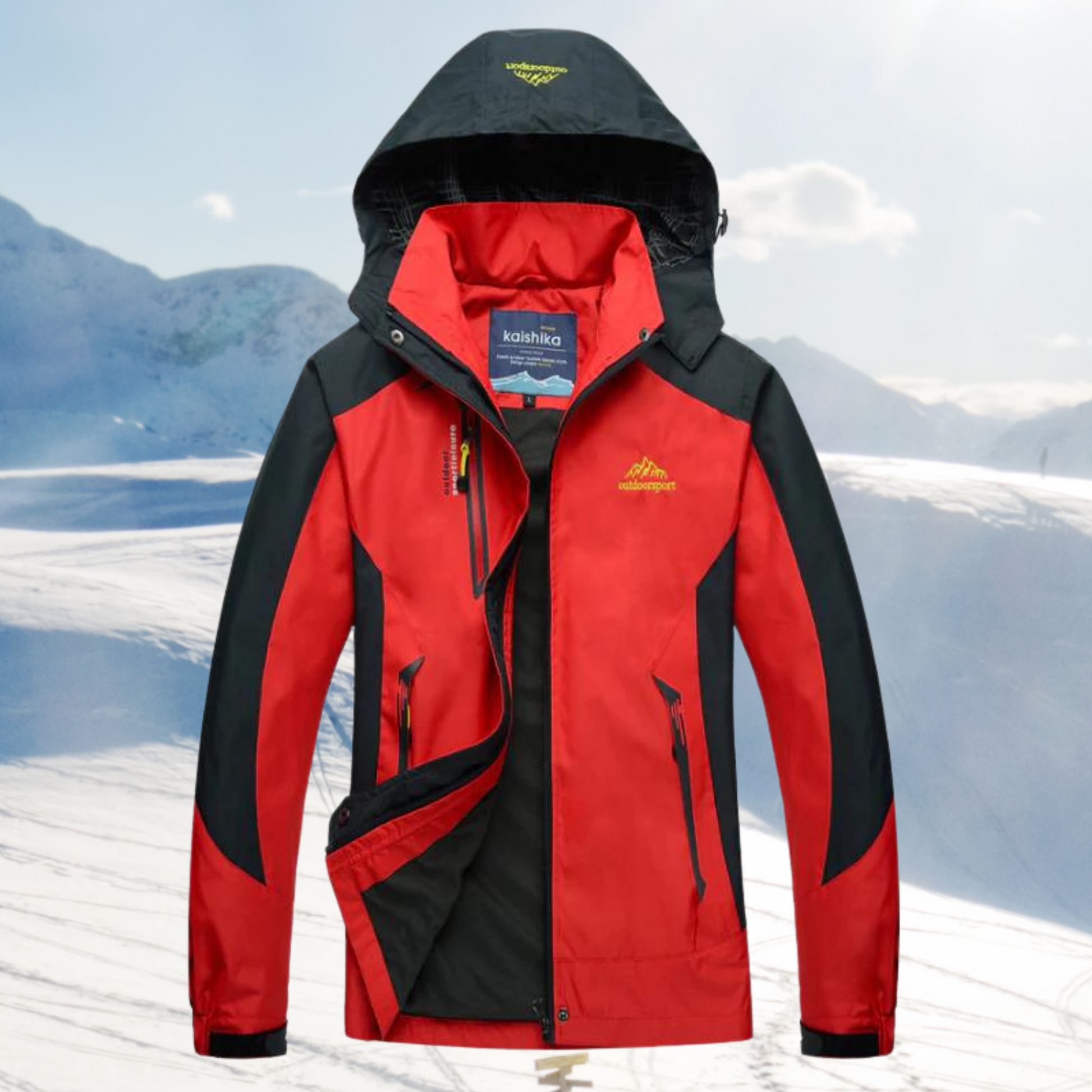 Wind en waterdichte outdoorjas voor dames 4