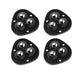 4 pieces black