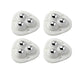 4 pieces white