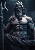 Zeus-Poster schwarz-weiß – Odyssee-Poster als Wanddekoration fürs Wohnzimmer 11