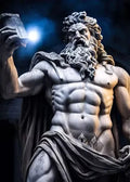 Zeus-Poster schwarz-weiß – Odyssee-Poster als Wanddekoration fürs Wohnzimmer 19