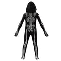 Zombie Skedel Jumpsuit Kinderen Halloween Kostuum 5