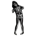 Zombie Skedel Jumpsuit Kinderen Halloween Kostuum 7
