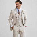 Zwart Heren Pak – Driedelig Slim-Fit met Blazer, Gilet en Pantalon voor Zakelijke Gelegenheden 0