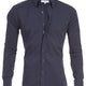 Mitternachtsblau Gabardine