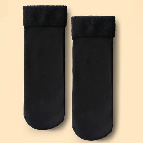 10 paires de chaussettes d'hiver épaissies - doublées thermiquement et confortables