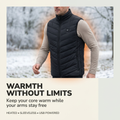 Verwarmd bodywarmer vest – instelbare zones en vrije armen VestraGear