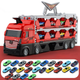 Camion con 24 auto da corsa
