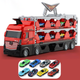 Camion con 8 auto da corsa